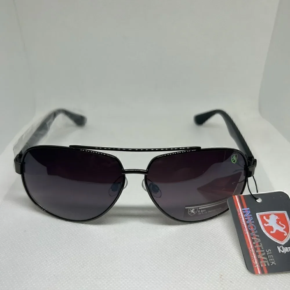 Khan Mens Aviator Sunglasses